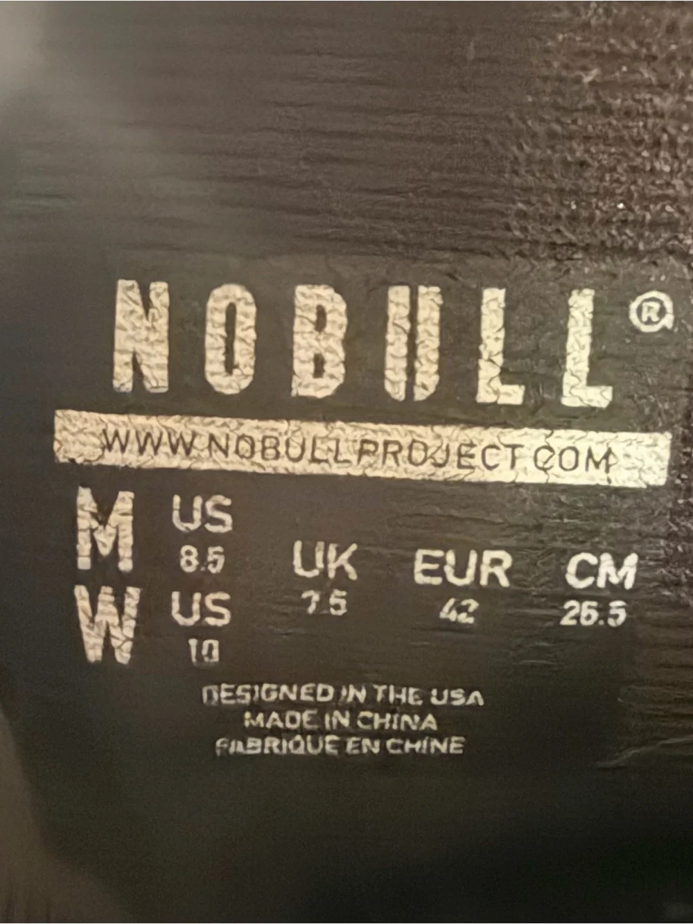 NOBULL Black High-Top Trainer Sneakers